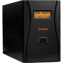 Источник беспребойного питания Exegate SpecialPro Smart LLB-2000 LCD [С13,RJ,USB]