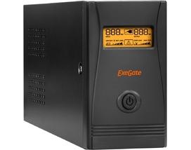 Источник беспребойного питания Exegate Power Smart ULB-850 LCD [C13,RJ,USB]