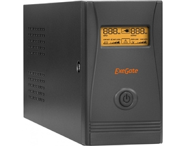 Источник беспребойного питания Exegate Power Smart ULB-850 LCD [EURO,RJ,USB]