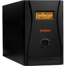 Источник беспребойного питания Exegate SpecialPro Smart LLB-2000 LCD [EURO,RJ,USB]