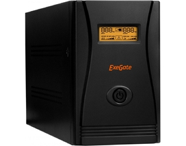 Источник беспребойного питания Exegate SpecialPro Smart LLB-2000 LCD [EURO,RJ,USB]