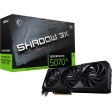 Видеокарта NVIDIA GeForce RTX 5070 Ti MSI OC 16Gb [RTX 5070 Ti 16G SHADOW 3X OC]