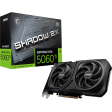 Видеокарта NVIDIA GeForce RTX 5060 Ti MSI OC 16Gb [RTX 5060 TI 16G SHADOW 2X OC PLUS]